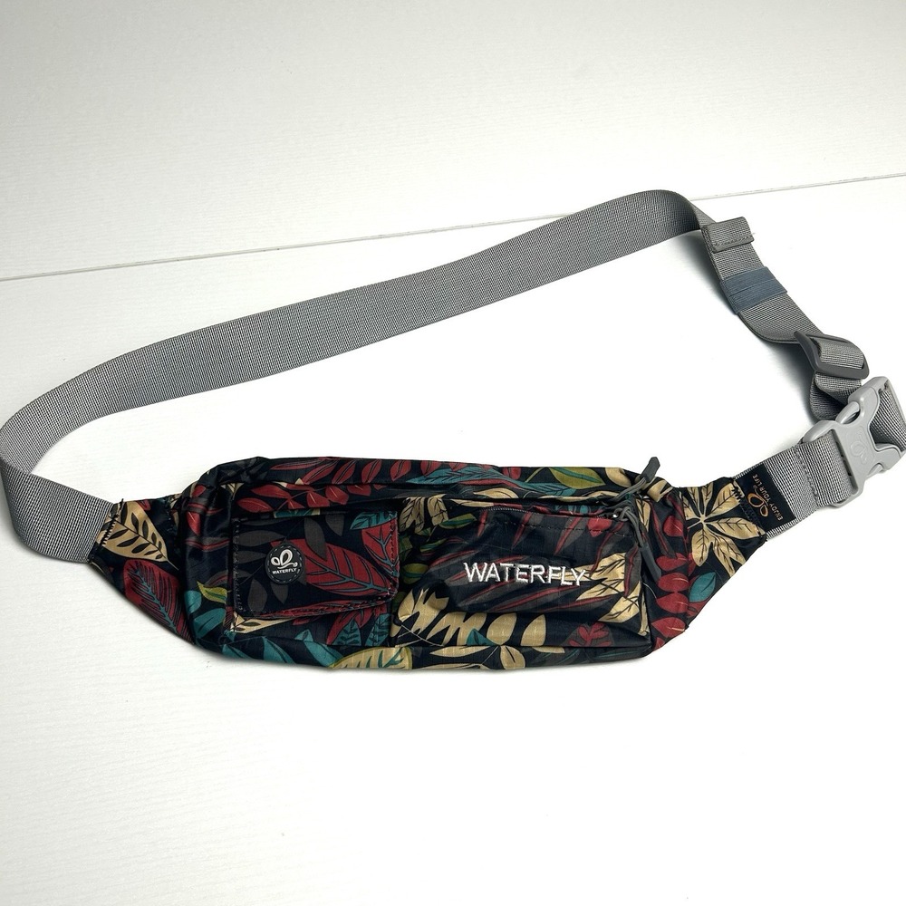 Waterfly Fanny Pack/Hip Bag, Water Resistant for Hiking, Running, Outdoors Leaf